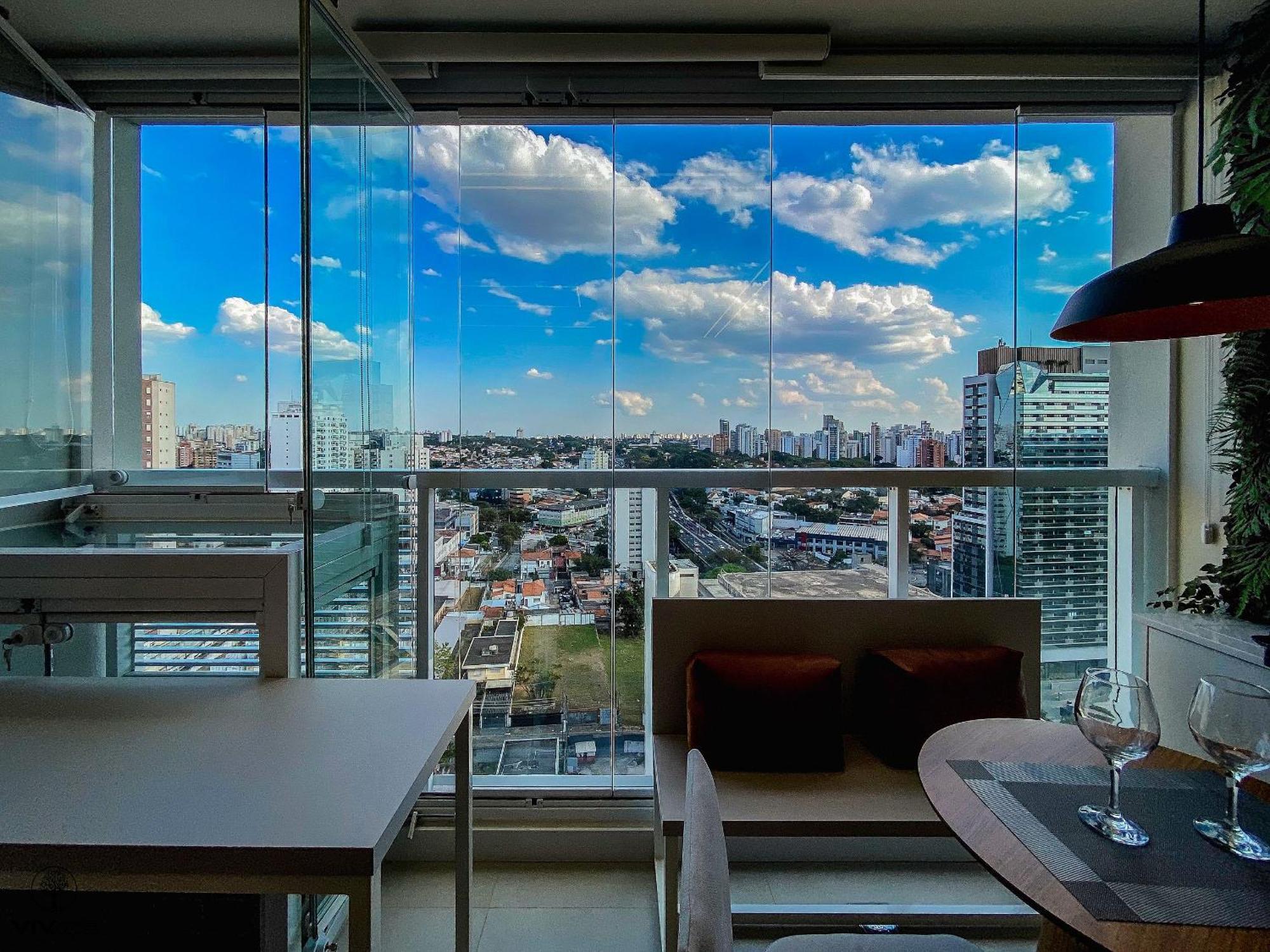 Apartment Palazzo Ibirapuera 21 º Andar Wi-Fi, Ar E Metro A 5 Minutos